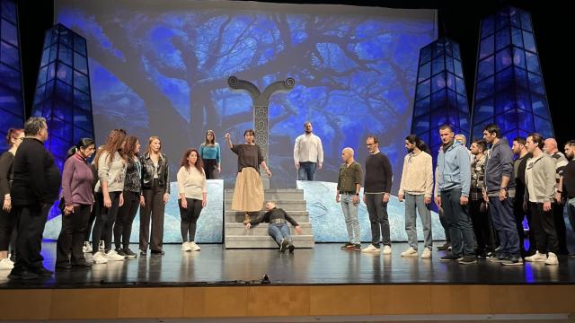 Ensayo de la ópera Norma.