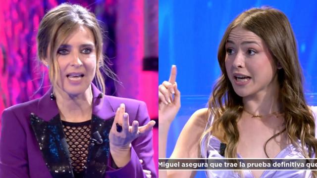 Sandra Barneda y Andrea Buena en 'La isla de las tentaciones'.