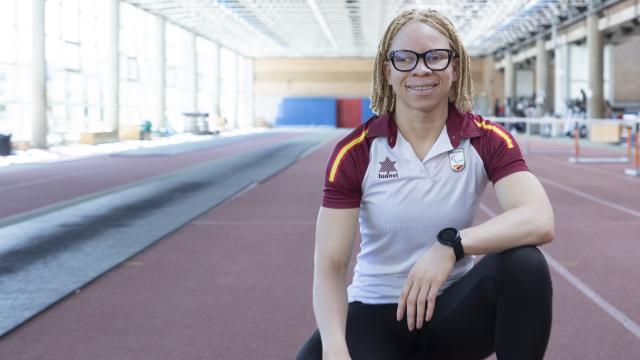 Adiaratou Iglesias, durante la entrevista con EL ESPAÑOL