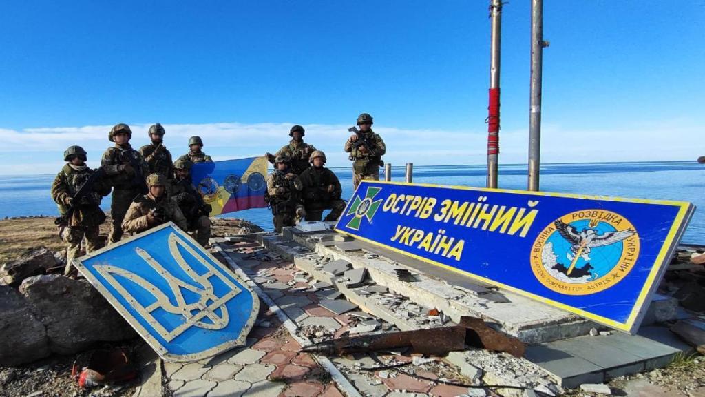 Unidad de voluntarios colombianos tras una operación en el Mar Negro.