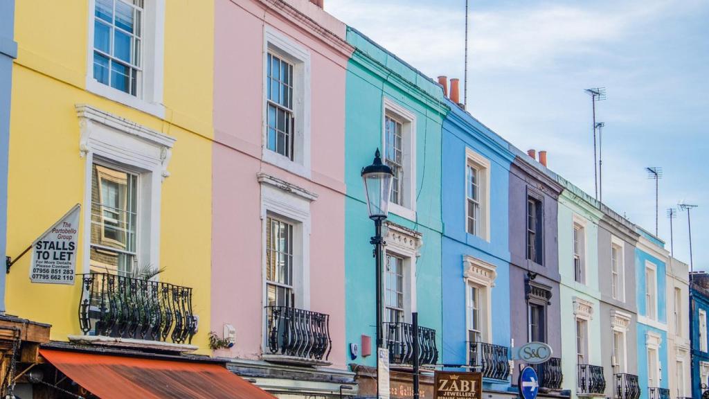 Notting Hill en Londres.