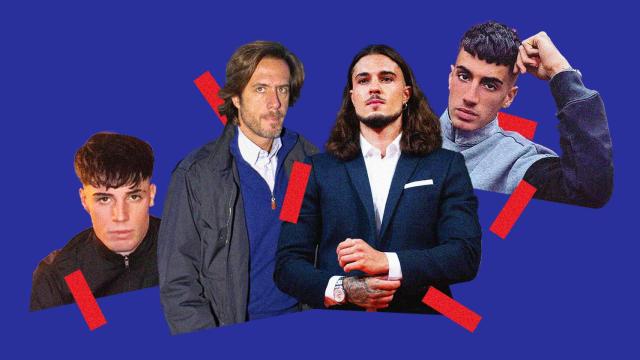 La familia Costanzia en un fotomontaje de EL ESPAÑOL.