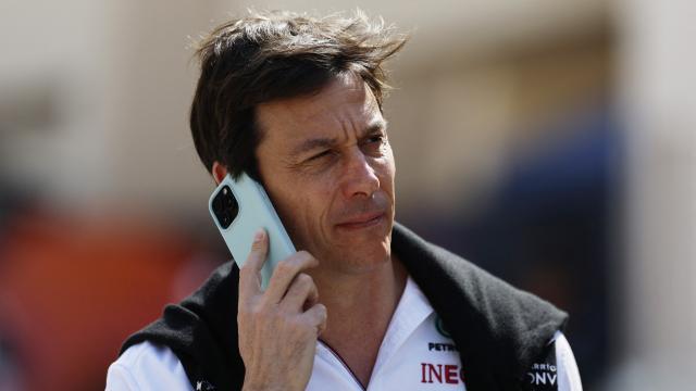 Toto Wolff, durante el GP de Australia.