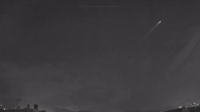 Misil lanzado desde Francia es captado atravesando Cataluña y la Comunidad Valenciana.