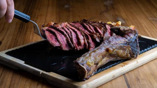 La chuleta finlandesa de Essentia, galardonada en dos ocasiones como la mejor carne del mundo.