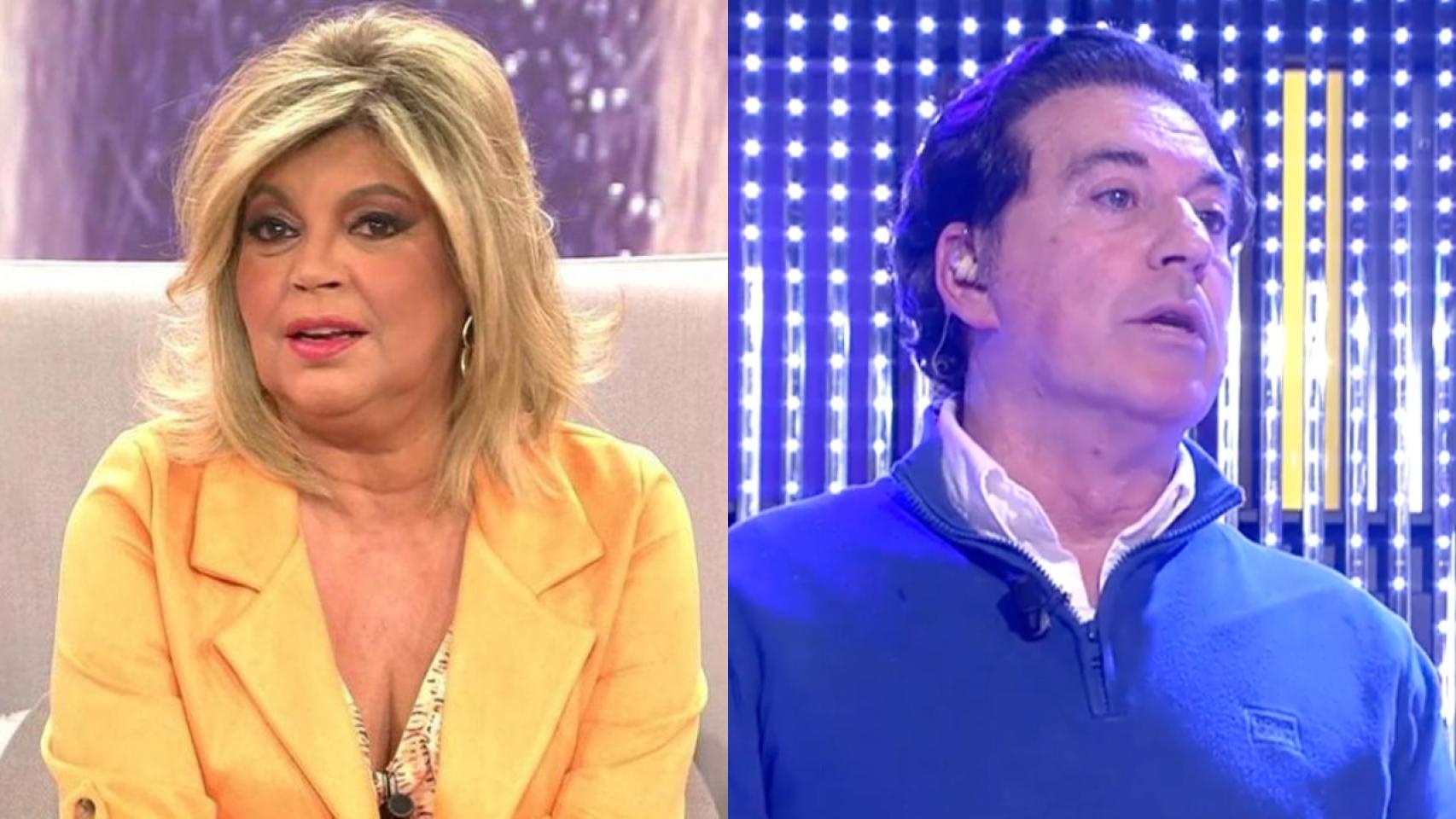 Terelu Campos en 'Sálvame' y Pipi Estrada en 'Fiesta'.