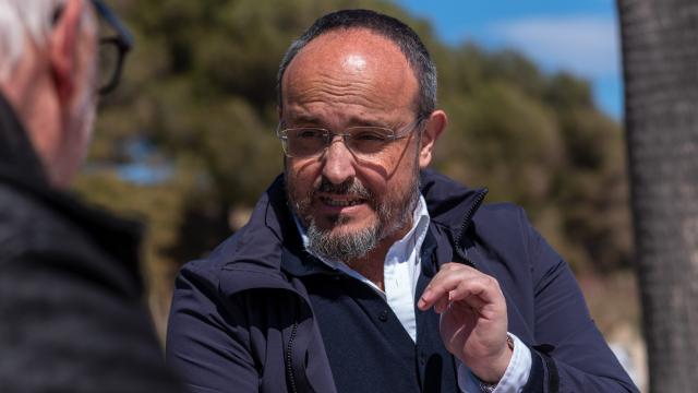 Alejandro Fernández, candidato del PP el 12-M en Cataluña, entrevistado por EL ESPAÑOL en Tarragona.