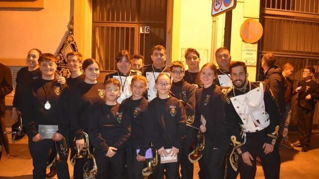 Una imagen de algunos de los pequeños músicos.