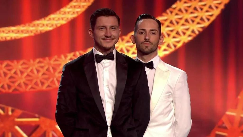 Jonan Wiergo y David Díaz en 'Bailando con las estrellas'.
