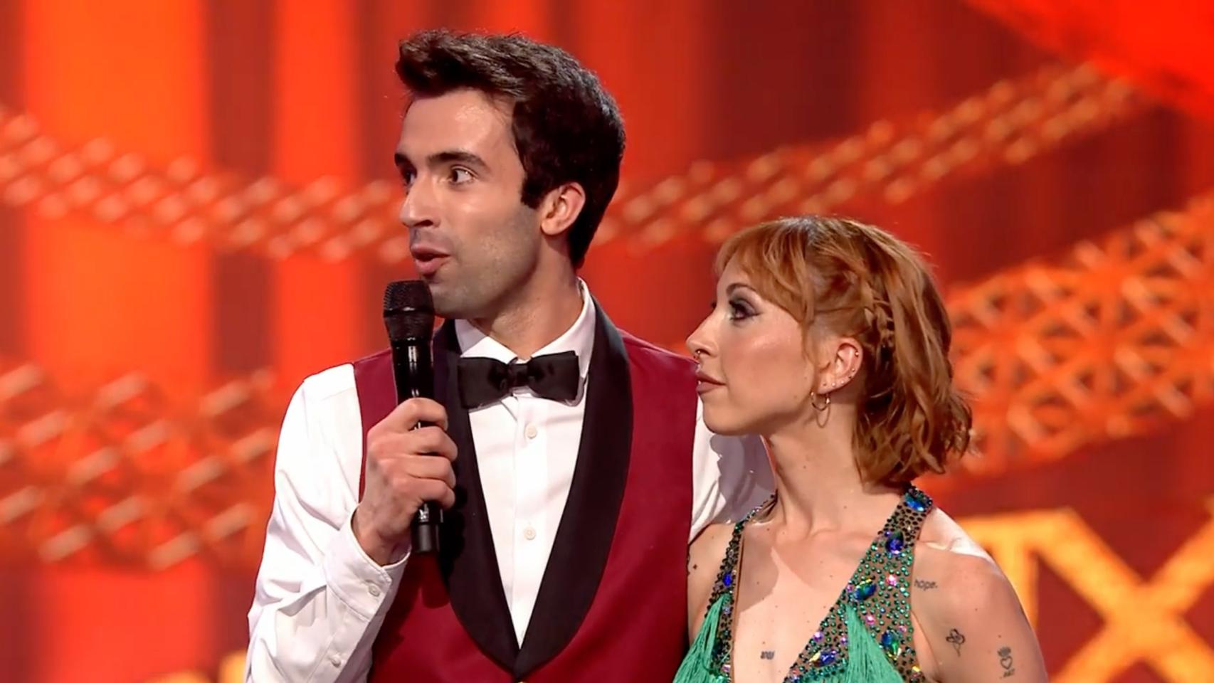 Bruno Vila y Marta Blanco en 'Bailando con las estrellas'.