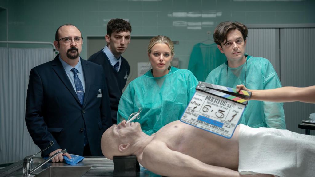 Imagen del rodaje 'Muertos S.L.'.