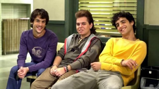 Fran Perea, a la derecha, en una imagen de 'Los Serrano'.