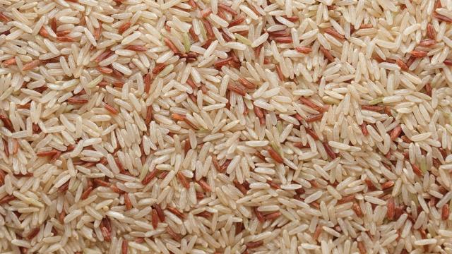 Arroz integral.