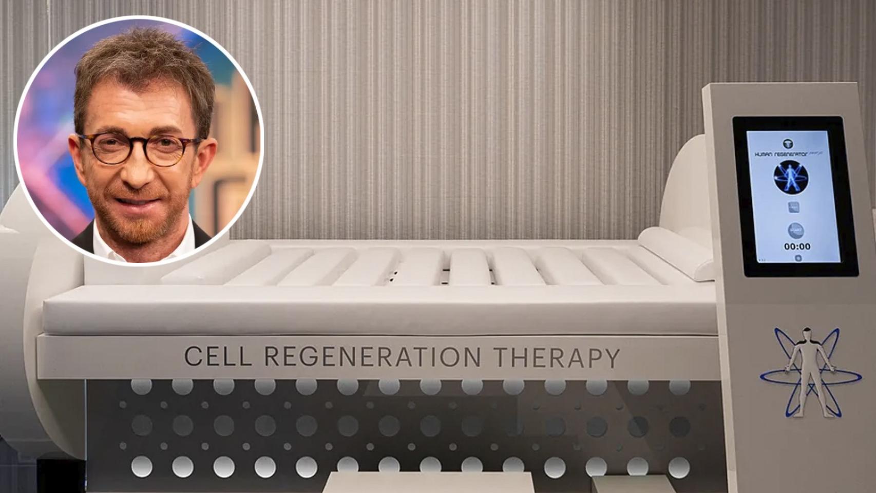 Aspecto de la máquina regeneradora celular.