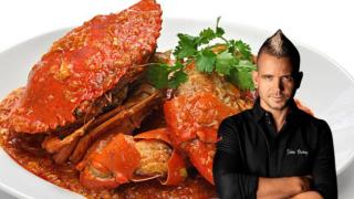Dabiz Muñoz y uno de sus platos favoritos, el chilli crab.