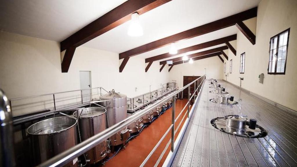 El interior de la bodega.