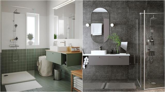 Imagen de un cuarto de baño de Ikea.