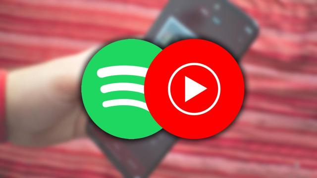Spotify y YouTube Music