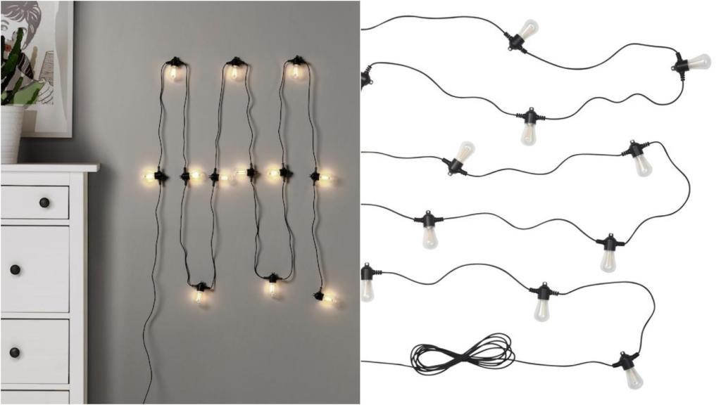 La novedosa guirnalda luminosa de Ikea.