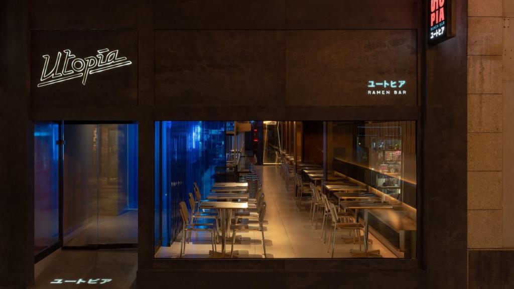 Imagen del local Utopía Ramen. en el Centro de Málaga.