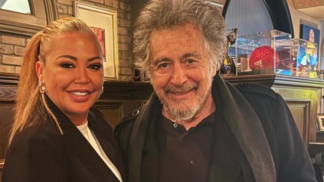 Belén Esteban con el actor Al Pacino.