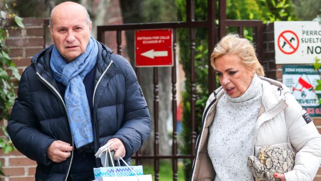 José Carlos Bernal y Carmen Borrego a principios del mes de marzo.