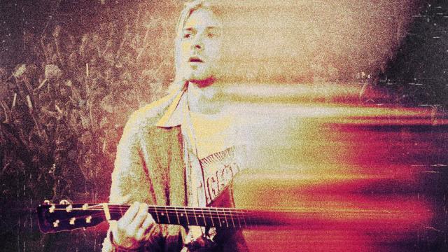 Kurt Cobain. Diseño: Rubén Vique.