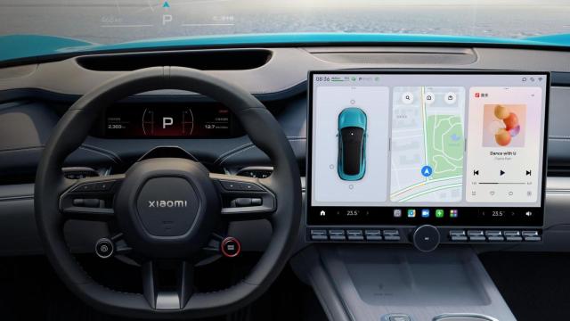 El interior del Xiaomi SU7