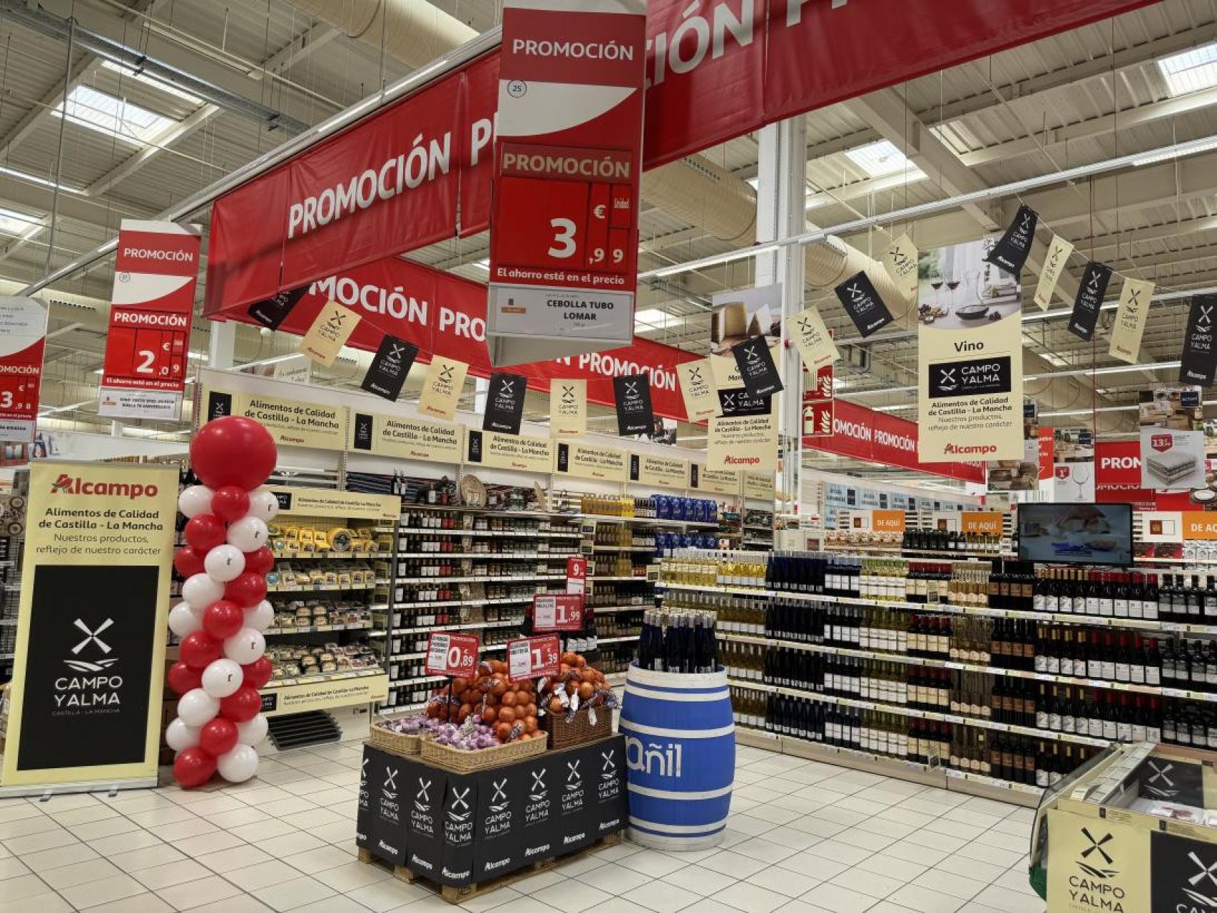 El Gobierno regional inicia la promoción de los productos Campo y Alma en los hipermercados Alcampo de Castilla-La Mancha y Madrid
