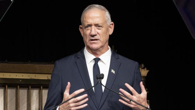 Benny Gantz, en una visita a Nueva York en 2022.