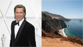 A la izquierda, Brad Pitt y, a la derecha, el pueblo que le ha enloquecido.