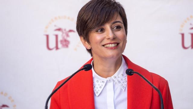 La ministra Isabel Rodríguez, este jueves en Sevilla.