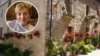 Yolanda Martín y su restaurante en Cogeces del Monte. Fotografías cedidas a EL ESPAÑOL de Castilla y León