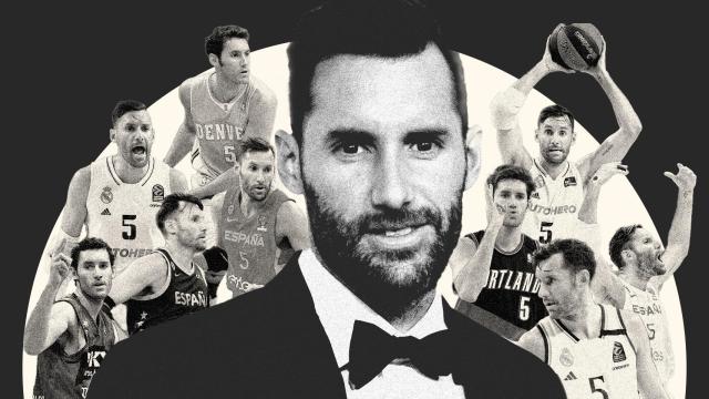 Rudy Fernández, en un fotomontaje