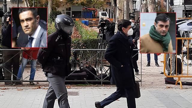 Imagen de Sergio Ríos y Javier Vasallo, en la Audiencia Nacional.