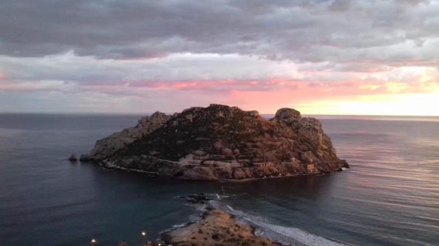 Vista de isla del Fraile y la Punta del Cigarro
