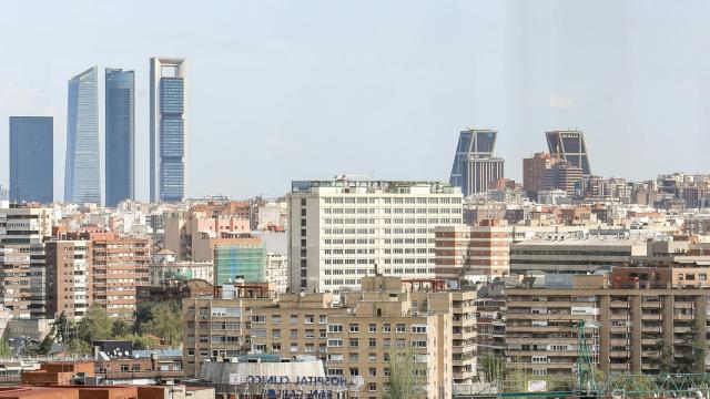 Una de las vistas de Madrid que se pueden contemplar desde el Faro de Moncloa