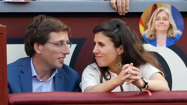 En la fotografía, el alcalde José Luis Martínez-Almeida junto a Teresa Urquijo. En la imagen destacada en un círculo, la vicealcaldesa de Madrid, Inma Sanz.