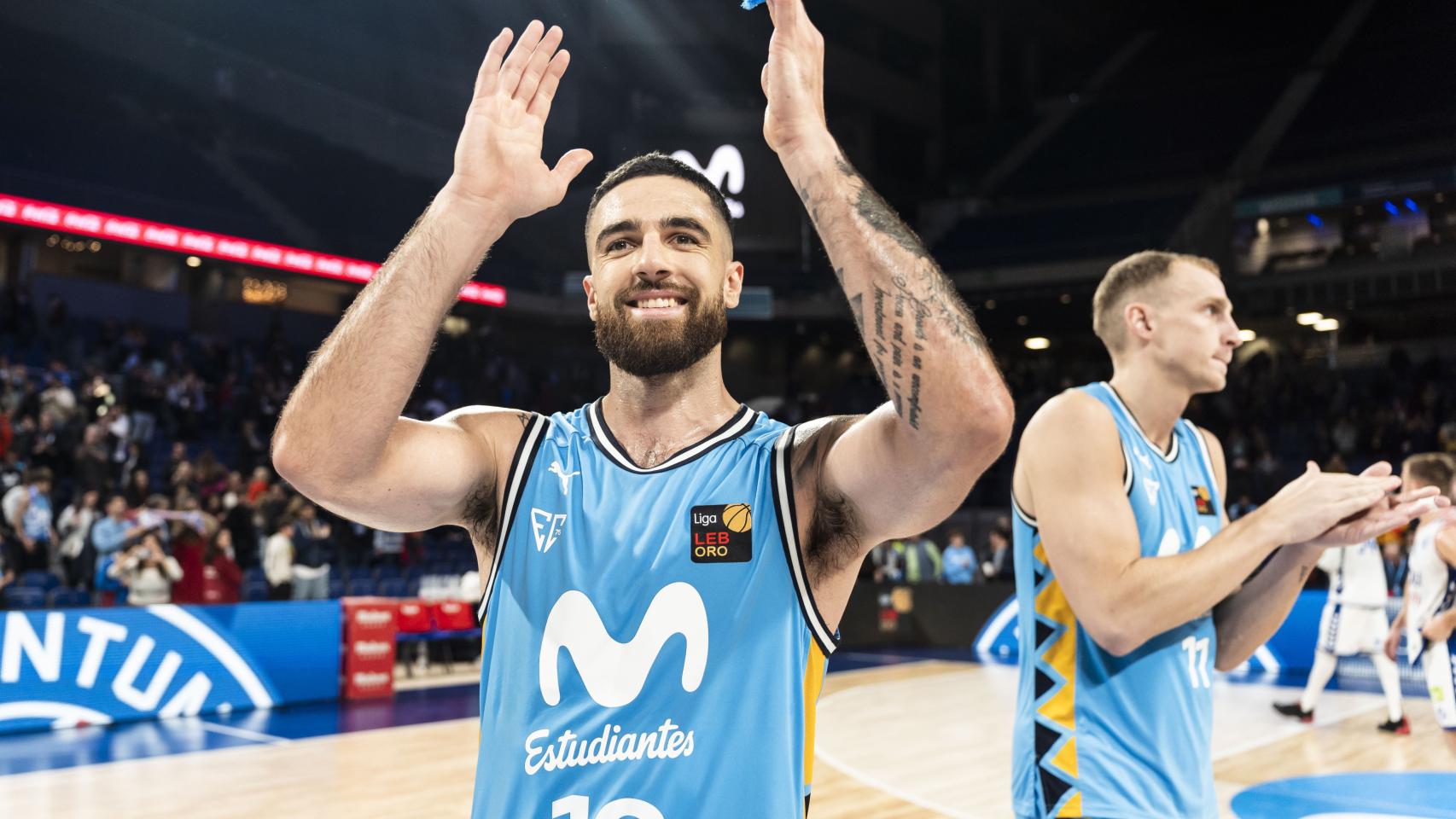 Francis Alonso, durante un partido con su actual equipo, Estudiantes.