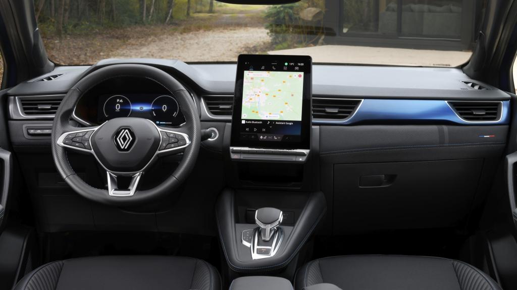 Interior del Renault Captur 2024.