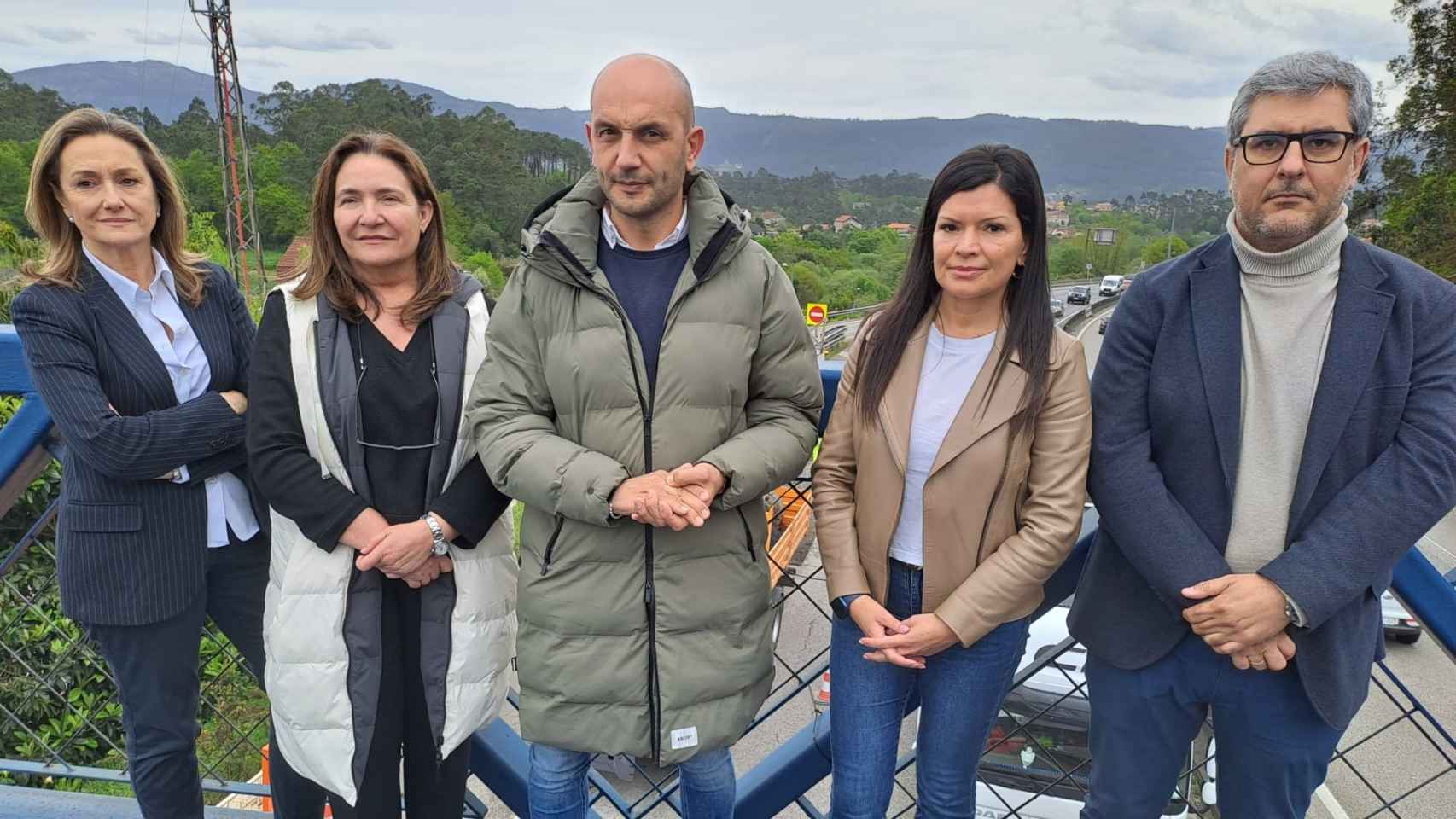 Luisa Sánchez, Ana Ortiz, Alejandro Lorenzo, Nidia Arévalo y Miguel Martín.