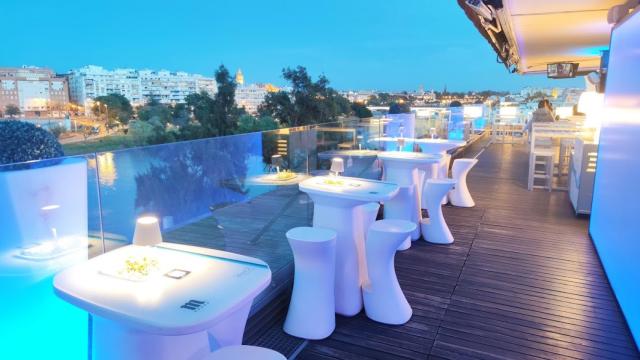 Vistas desde la terraza del hotel Ribera de Triana