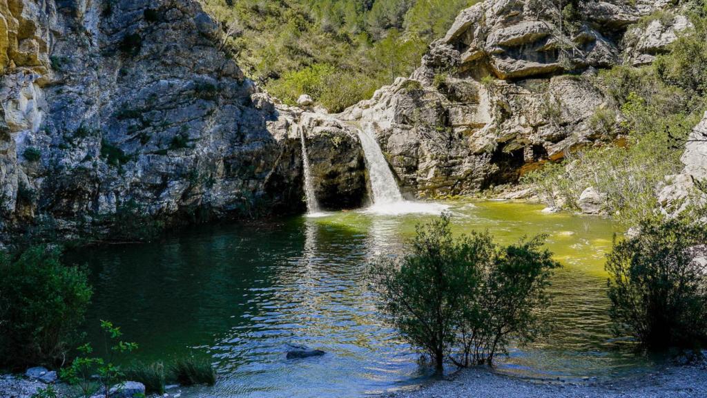 Gorg del Salt en Barranc de l’Encantà.