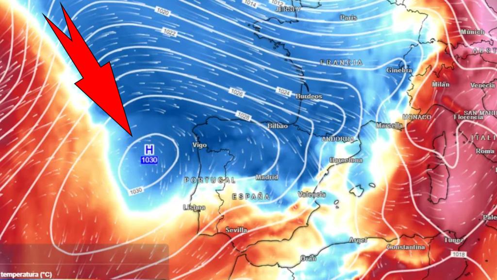 Las bajas presiones que afectarán a España en la segunda semana de abril. Meteored.