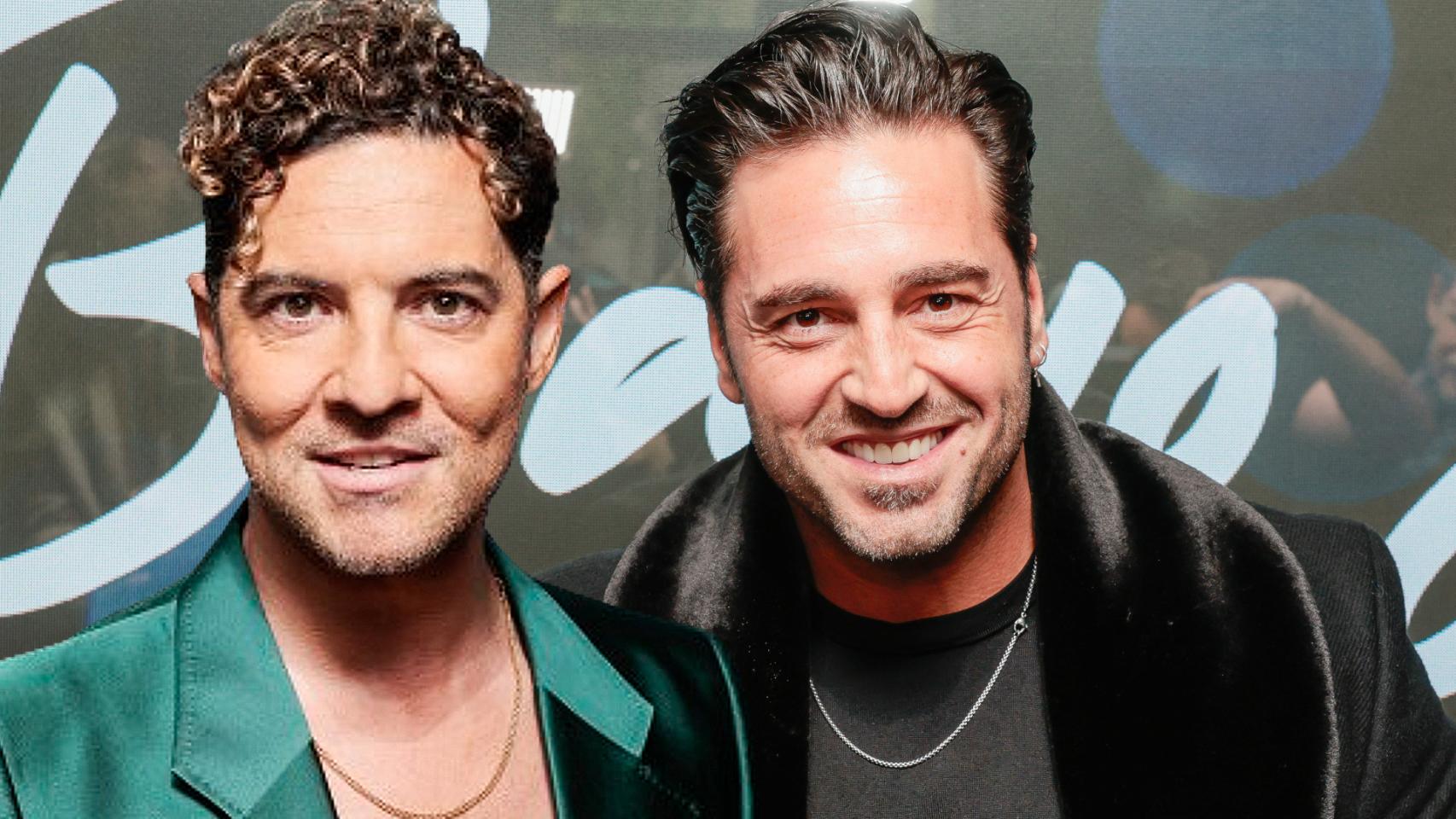 David Bisbal y David Bustamante.