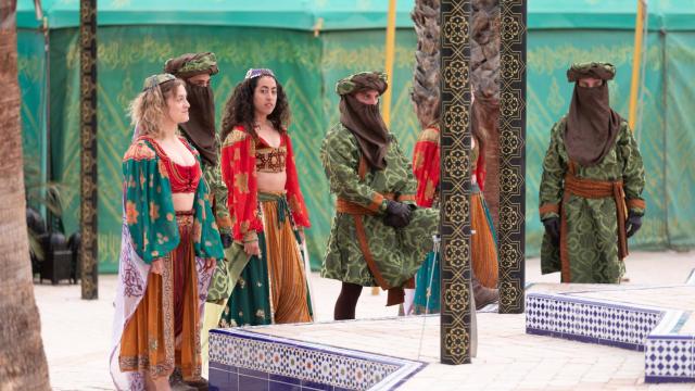 Varios actores de Puy du Fou España.