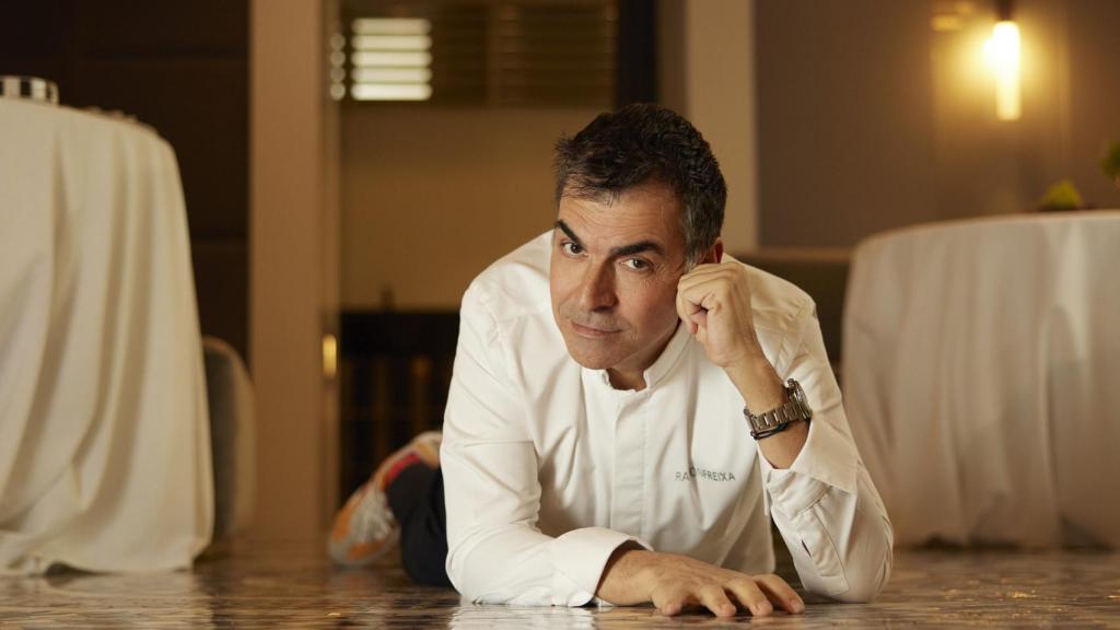 El chef catalán Ramón Freixa, en su restaurante en el Hotel Único.