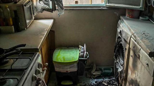 El incendio en la vivienda de Torrejón.