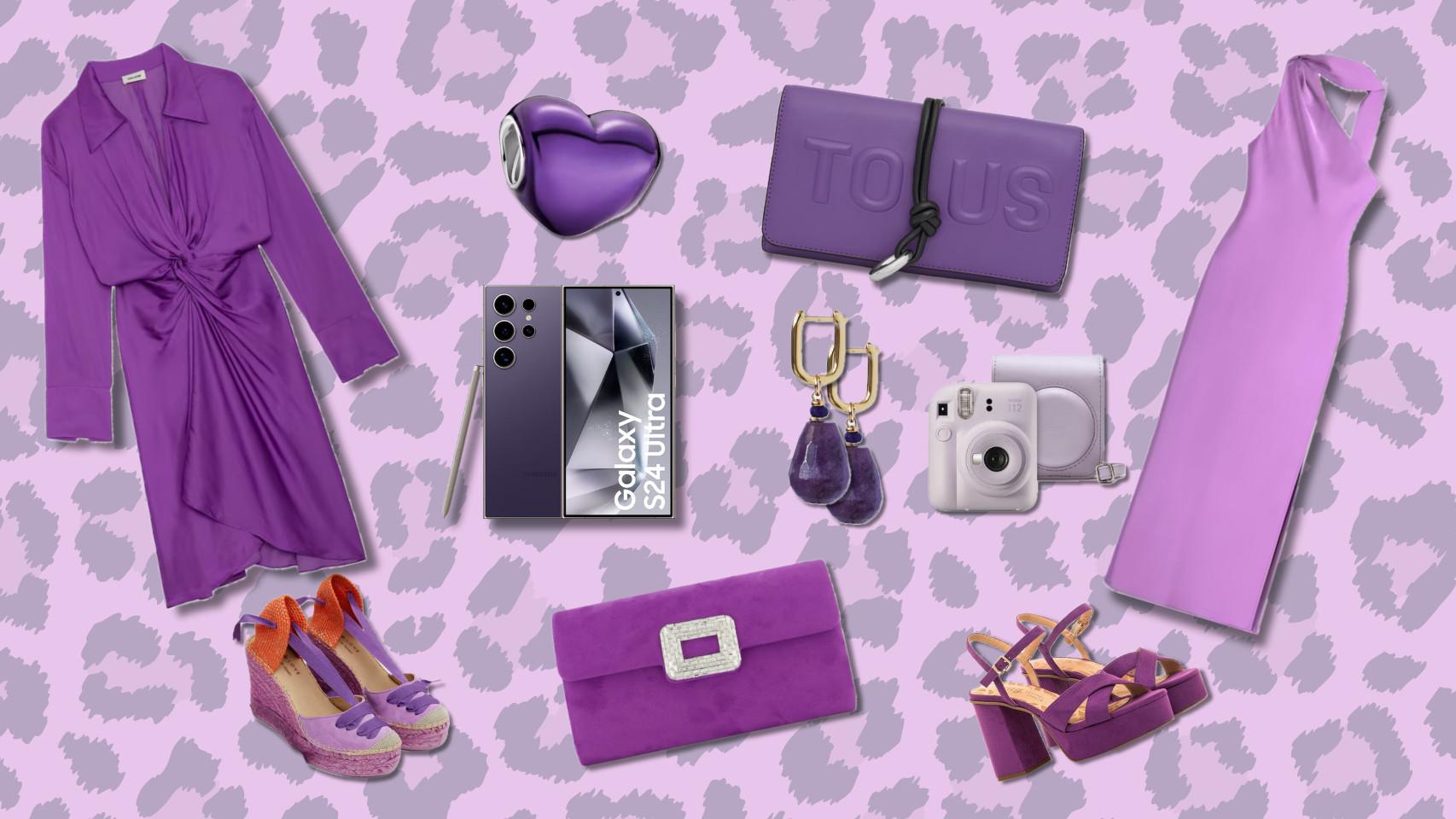 El color morado es uno de los favoritos para esta primavera.