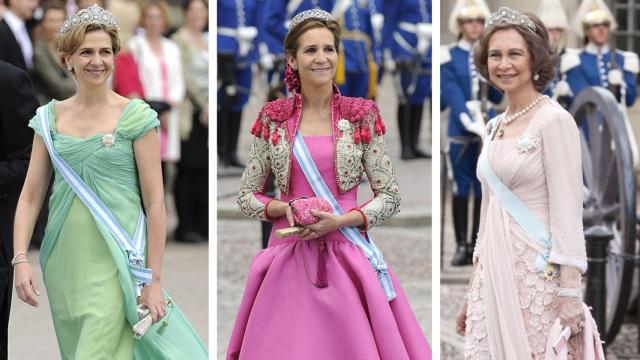 La Emérita y las infantas, en un montaje de Magas.